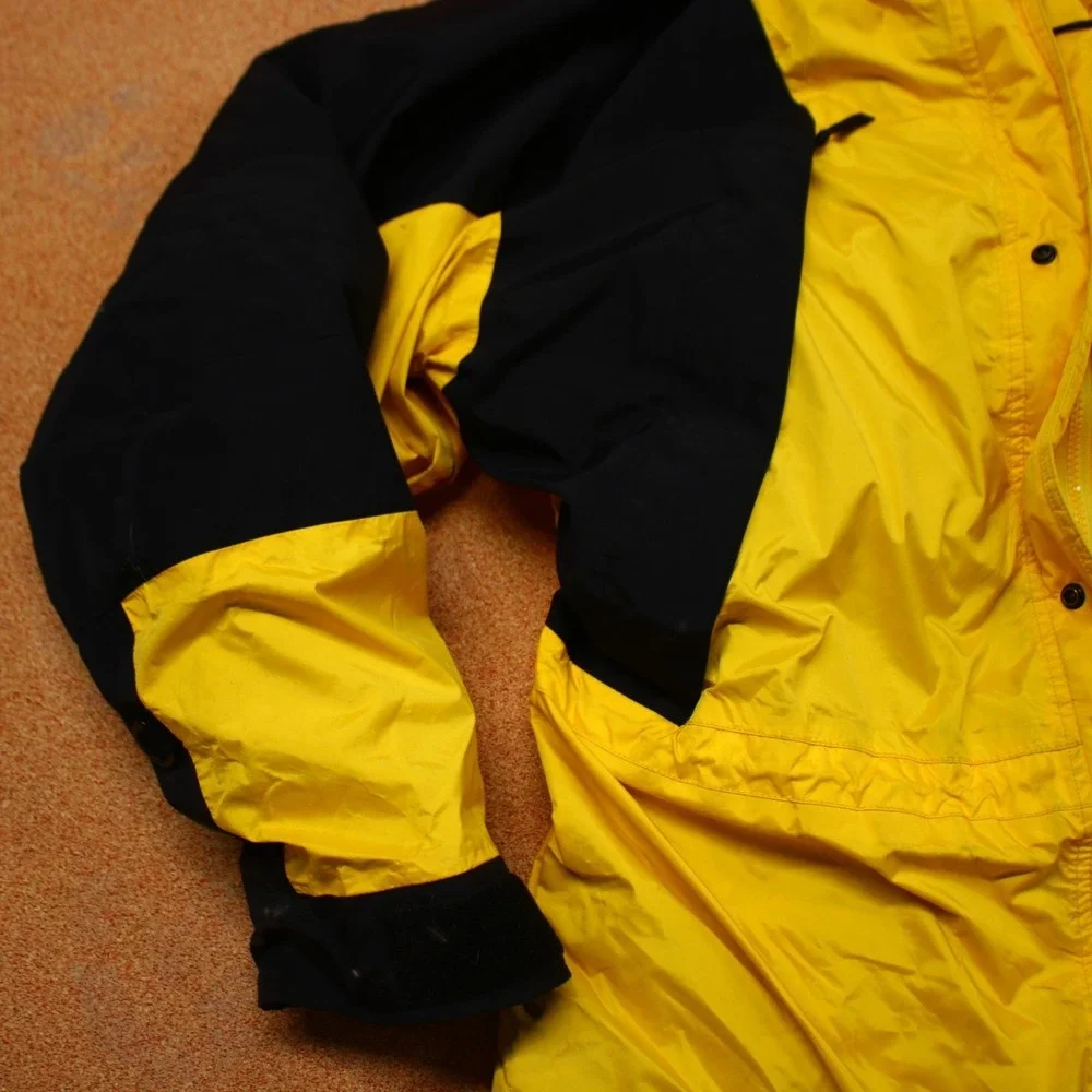 Vtg 90s The North Face Mountain Light Jacket Summit Gold Gore Tex Polartec Sz L